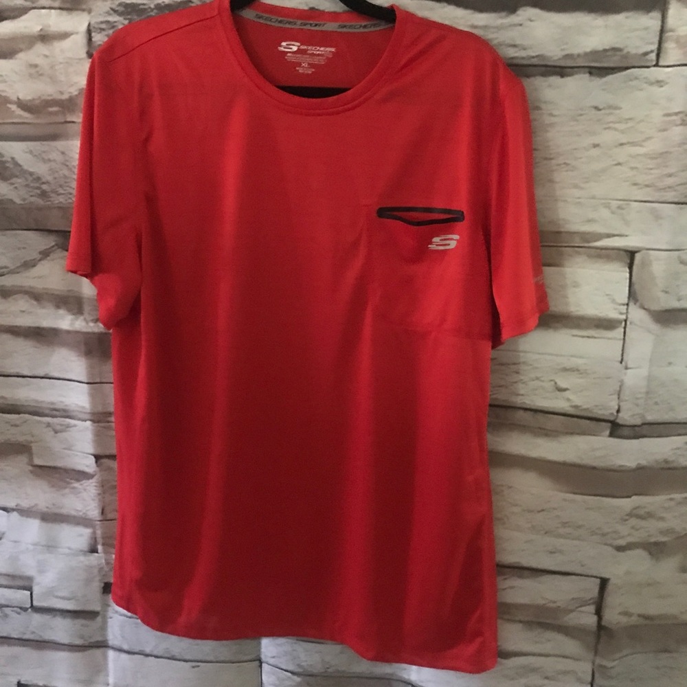 Skechers sport men’s shirt size XL NWOT red - Picture 1 of 6
